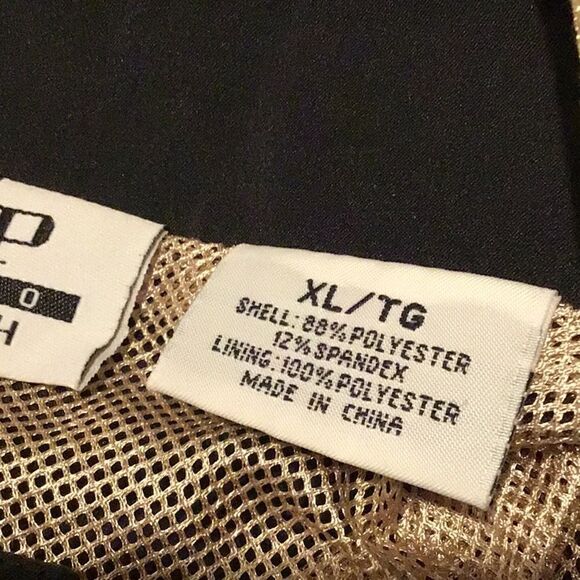 EP Pro Tour Tech Black and Gold Mesh Pilgrim’s Run Golf Vest - Picture 11 of 12